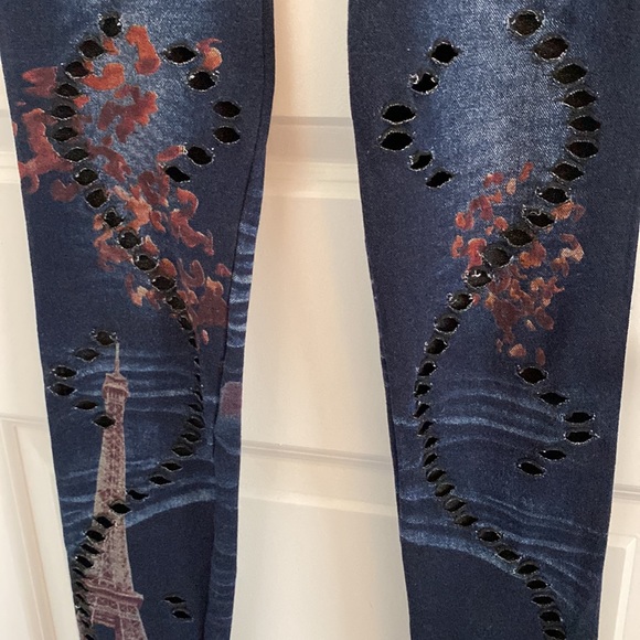 Faux Jeans Leggings - Picture 4 of 8